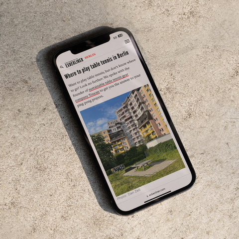 Toucan x Exberliner – The best table tennis tables in Berlin